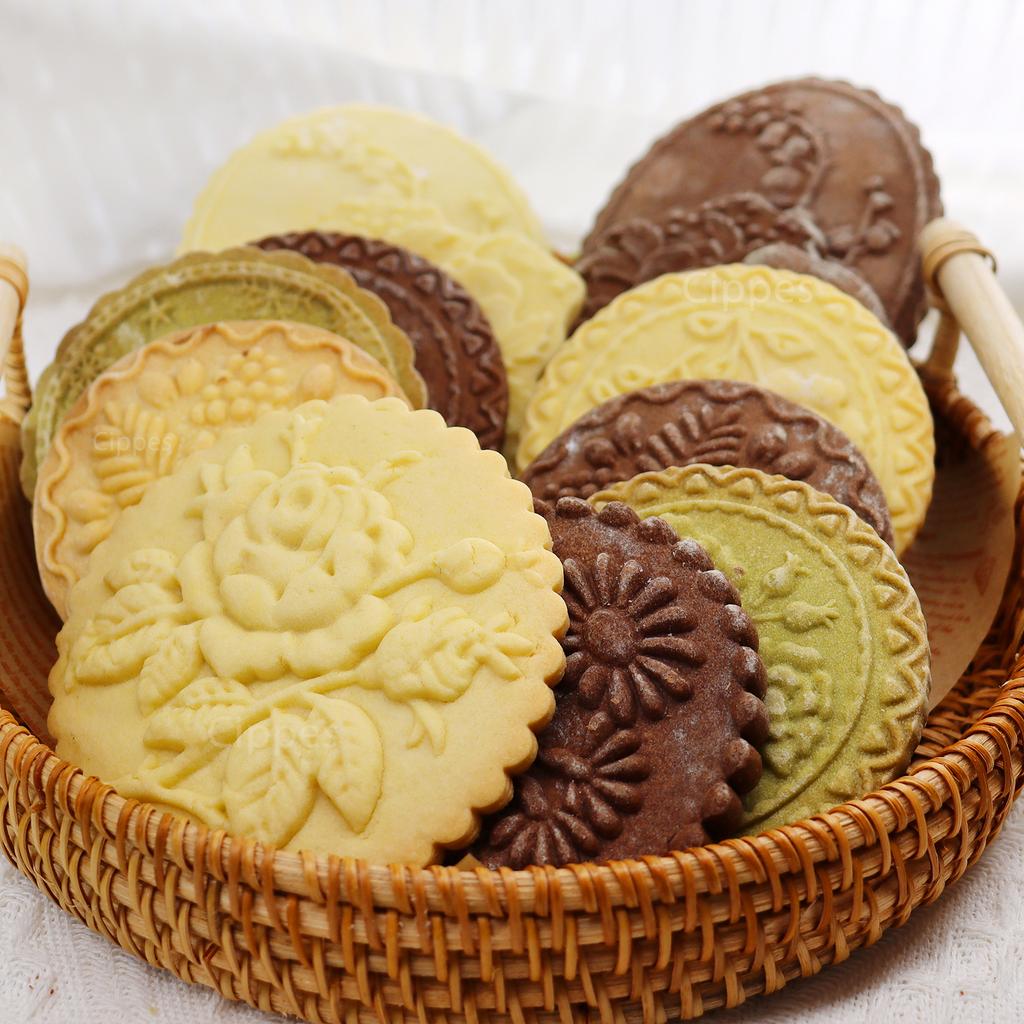 1 шт. Деревянные формы для печенья с узорами в виде цветка розы, 3D DIY резные тисненые формы для печенья для выпечки, мастики, торта, бисквита