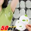 50 шт. Невидимые подмышечные поглощающие пот наклейки Легкие наклейки против пота Летнее платье Уход за одеждой Антиперспирантные накладки