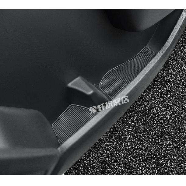 QHCP Car Door Slot Pad 4 Doors Groove Slot Mat TPE Anti-slip Waterproof Dustproof For Ford Ranger 2023-2024 Interior Accessories