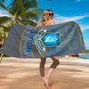 Ever-ton Football Club Crest Printed Microfiber Beach Towel, Soft And Absorbent, Quick-Dry, Ideal for Summer Travel, Beach Essential, Swimming Pool