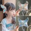 1Pair bead Butterfly Hairpins Fairy Tassel Hair Clip Creative Duckbill Clip  Cosplay