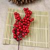 Simulation Red Fruit Branches New Artificial Christmas Red Fruit Decors Simulation Decoration Xmas Table Decoration Home Decor