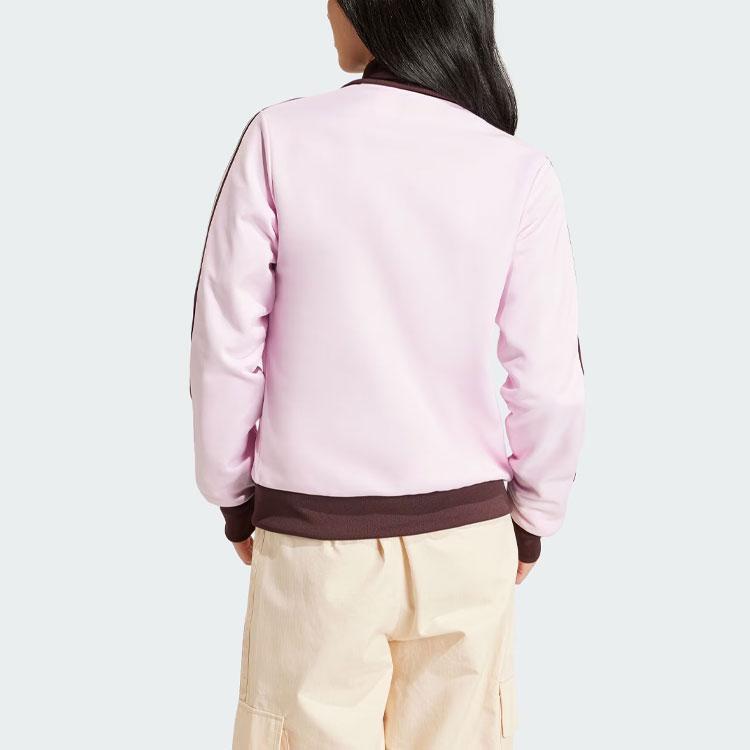 adidas Оригиналы BECKENBAUER TRACK Куртки и пальто Beckenbauer Track Top Женские Ярко-розовый IR6088