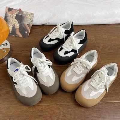 Женская обувь «Форрест Гамп», новая весенне-осенняя обувь для скейтборда, повседневная спортивная обувь, универсальная обувь на платформе, белая обувь для моральной подготовки