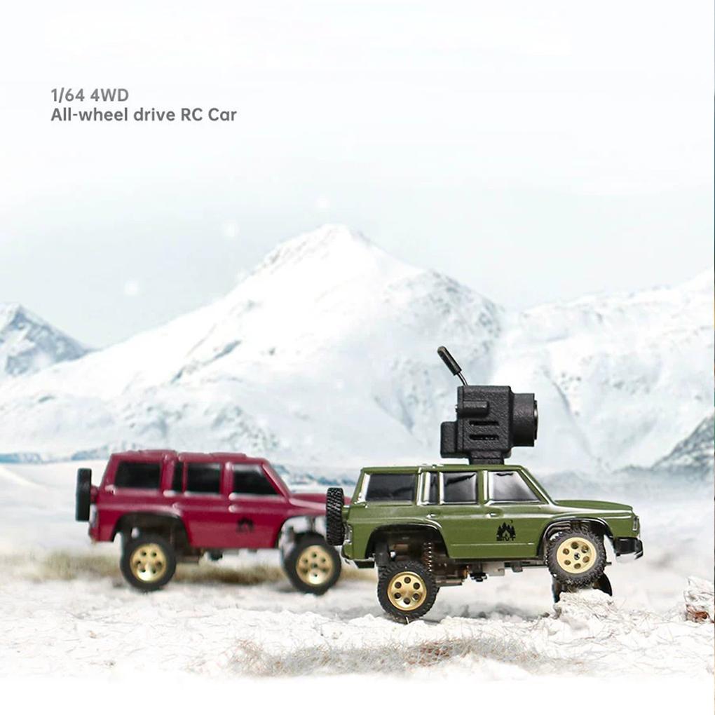 Sniclo 1:64 2.4G Wireless Immersive Fpv Remote Control Vehicle Rc Four-Wheel Drive Climbing Car Toy Boy Off-Road Vehicle W/ Cam