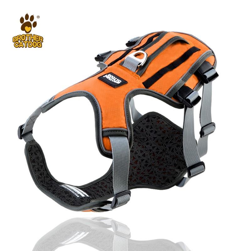 Reflective Breathable Dog Harness Vest Anti-Escape Chest Strap Small Medium Large Dogs