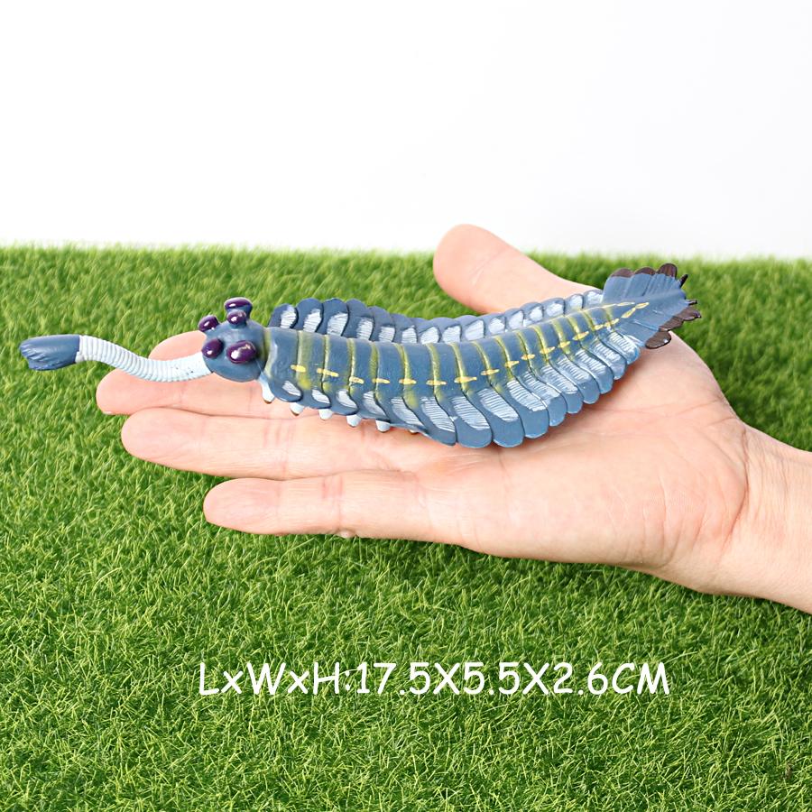 Realistic Prehistoric Sea Creatures Animal Figurines Baculite,Opabinia,Crab,Mantis Shrimp Educational Marine Animal Mode Figures