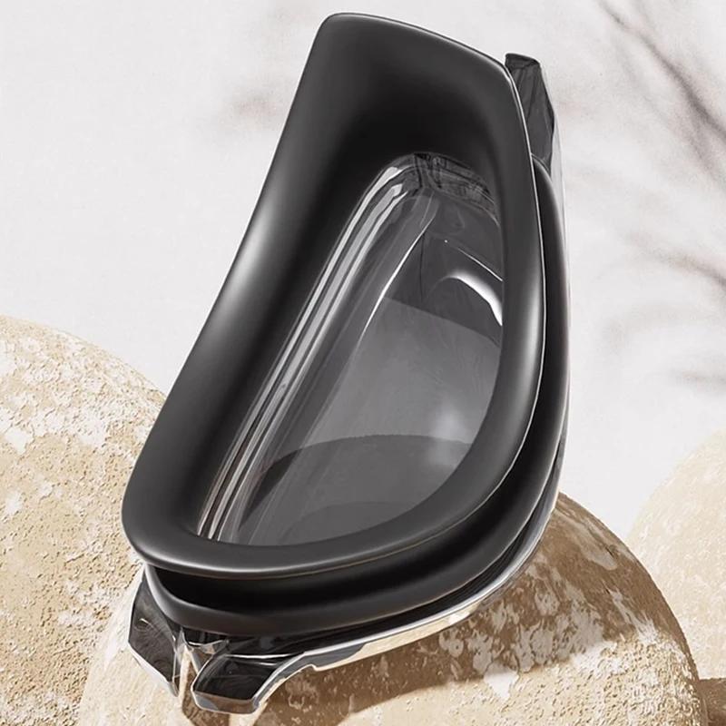 Интегрированные беруши Очки для плавания Широкоугольные цветные взрослые Незапотевающие линзы с покрытием от УФ-излучения Шапочка для плавания Очки для бассейна