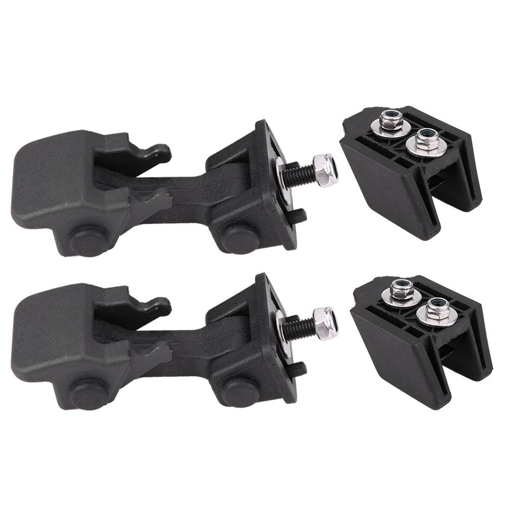 Pair Front Hood Latch Safety Catch & Bracket for TJ 97-06