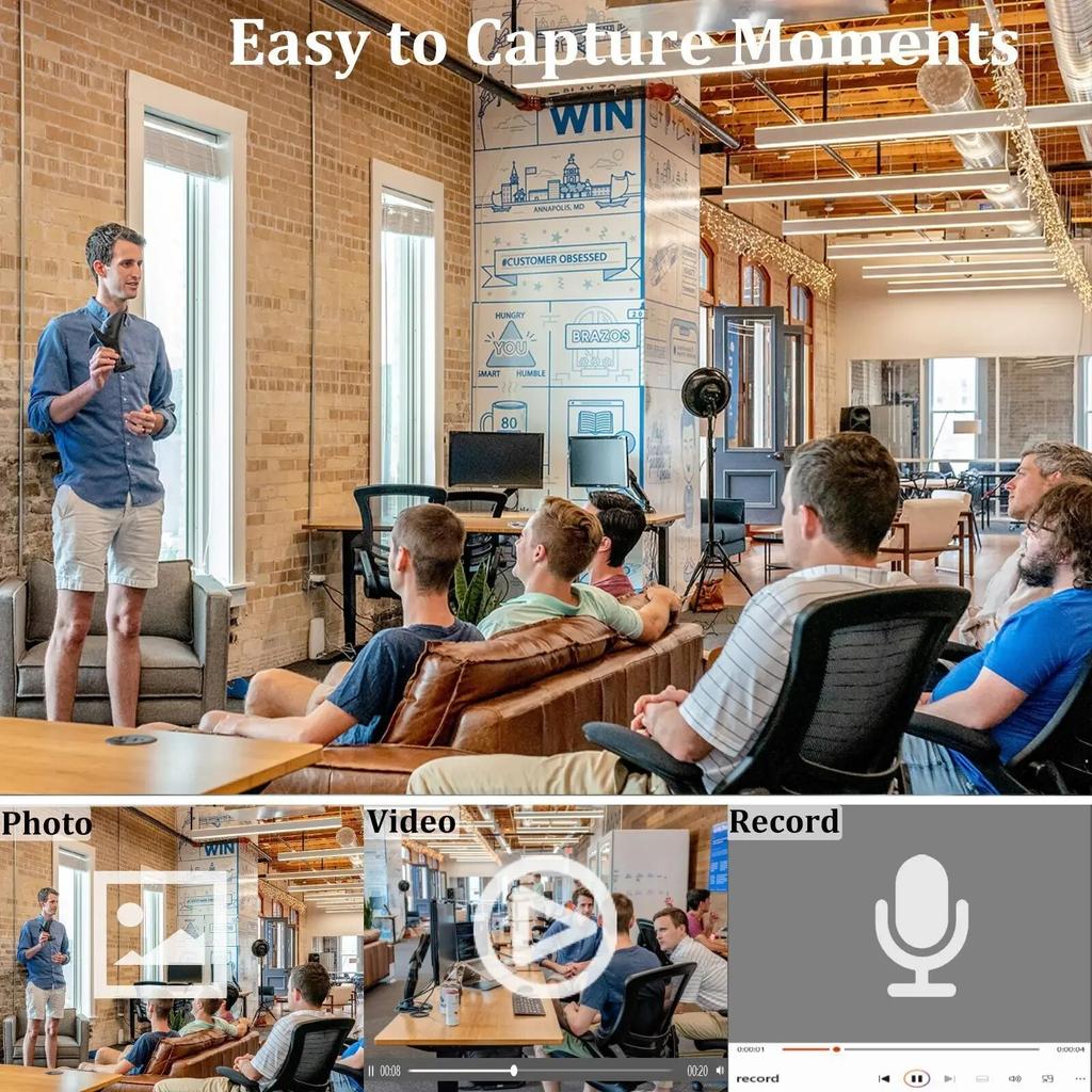 Портативная мини-экшн-камера 4K HD, Wi-Fi, задний зажим, поворот на 180°, ИК-камера ночного видения, спортивная камера, дорожный видеорегистратор для водителя велосипеда