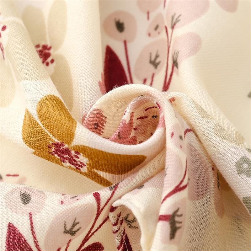 Роскошный брендовый шарф, цветочная хлопковая шаль, женская накидка, большой пашминовый хиджаб, повязка на голову, шарфы, исламский тюрбан, буфанда, платки, палантины