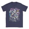 Unisexs Power Style JoJos Bizarre Adventure T Shirt Pure Cotton Tops Short Sleeve Round Neck Tee Shirt Graphic Printed TShirt