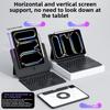 Чехол-клавиатура с магнитным слайдером для iPad для Apple Pro 11 2024 года, новый чехол для планшета Air 6 13 дюймов с управлением треком