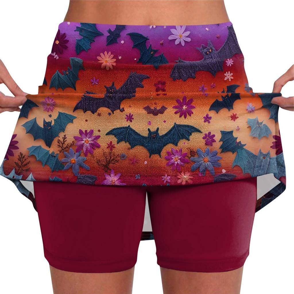 Эластичные брюки-кюлоты для йоги для женщин, спортивные шорты с принтом, легкие узкие бегуны с высокой талией