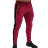 Мужские брюки Slim Fit с эластичной лентой, спортивные флисовые брюки, повседневные узкие спортивные штаны