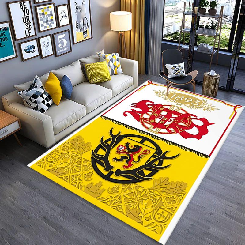 Royal Heraldry Ornate Design carpet printing Home Decor Christmas gifts Dormitory decoration Fashion