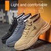 Anti-smashing and Anti-piercing Labor Insurance Shoes Men's Middle Help Safety Shoes