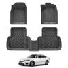 LUCKEASY 3D Floor Mats for the New Honda Civic FE Front and Rear and Easy Custom Set (11th Generation, Type) 2021-2024, Set, Waterproof, Odorless,