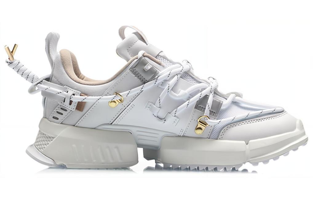LiNing Titan Blossom X Неделя моды в Нью-Йорке 'Белое золото' AGLQ183-1
