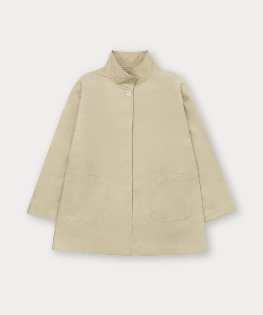 Somewherebutter Breeze Half Trench Coat - Beige