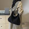 Autumn&Winter Corduroy Women's Shoulder Bag Casual Simple Large Capacity Totes Bag Casual Commuting Female Messenger Bags