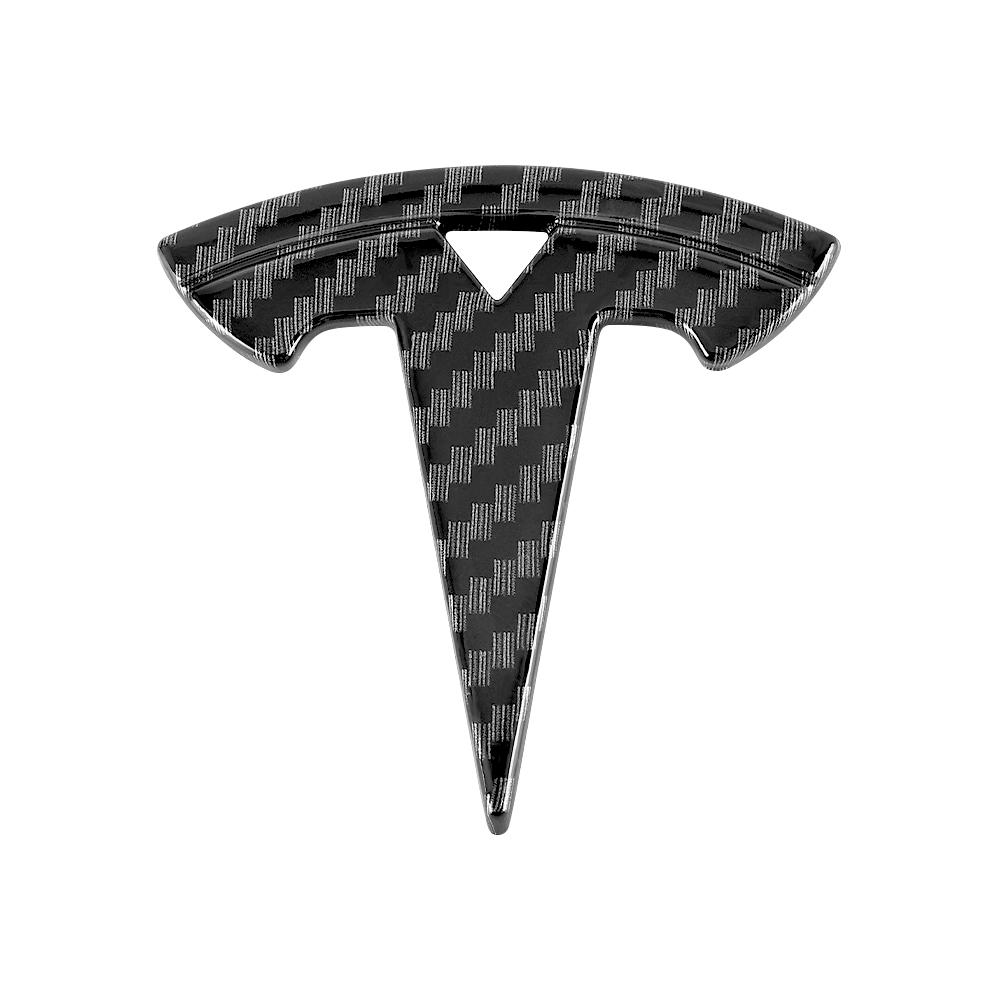 1Pcs Car Steering Wheel Sticker Emblem Logo Decal Badge For Tesla Model S Model X Model Y Cybertruck Model 3 Model Y