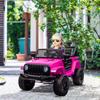 Kinder Electric Car 12V Electric Children s Car With Remote Control 2 Motor LED Horn For Children Aged 3 6 Years 100x65x72 Cm Pink