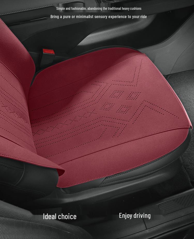 Wuling Starlight Suede Saddle Pad Car Seat Cushion - Universal Fit for All Seasons