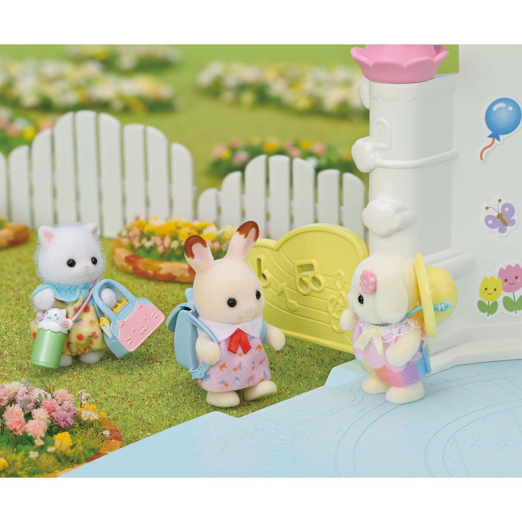 EPOCH Sylvanian Families House Baby Set ST Mark Certification Игрушечный кукольный домик Sylvanian Families [Дружба -Поездки на работу-] S-73