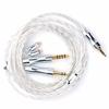 THIEAUDIO EST 100 Strands Litz 5N Silver Plated OCC Crystal Earphone Upgrade Cable Connector Plug Soft Cable Oxidation Resistant Original Cable for