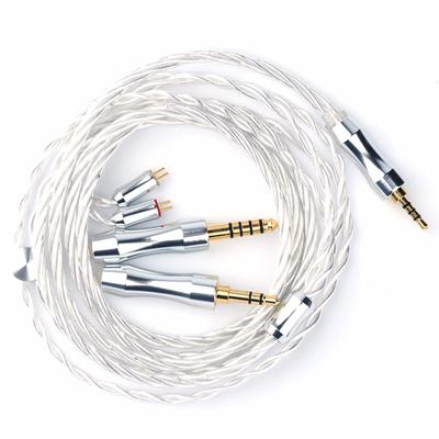 THIEAUDIO EST 100 нитей литцендрат 5N посеребренный OCC кристалл наушники модернизация кабель разъем штекер мягкий кабель стойкий к окислению оригинальный кабель для