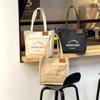 Women's Bag Casual Canvas Bag Korean Printed Tote Bag Fashion Large Capacity Shoulder Bag