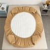 3 PCS Non-slip Sheet 7 Colors Solid Color Cotton Soft Sheet Mattress Cover Elastic Sheet Mattress Cover