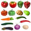 Реалистичные декоративные фрукты и овощи из пены: Искусственные тыквы, перцы чили, морковь (реквизит)