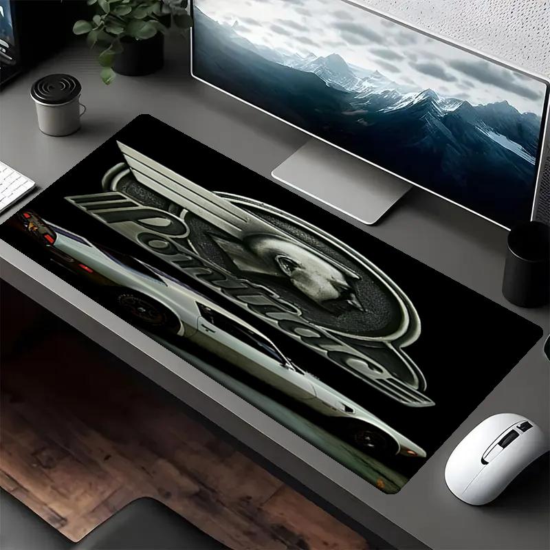 Pontiac Theme Mouse Pad, Non Slip Rubber Base, Multifunctional Office & Home Decor, Perfect for Workspace Personalization.