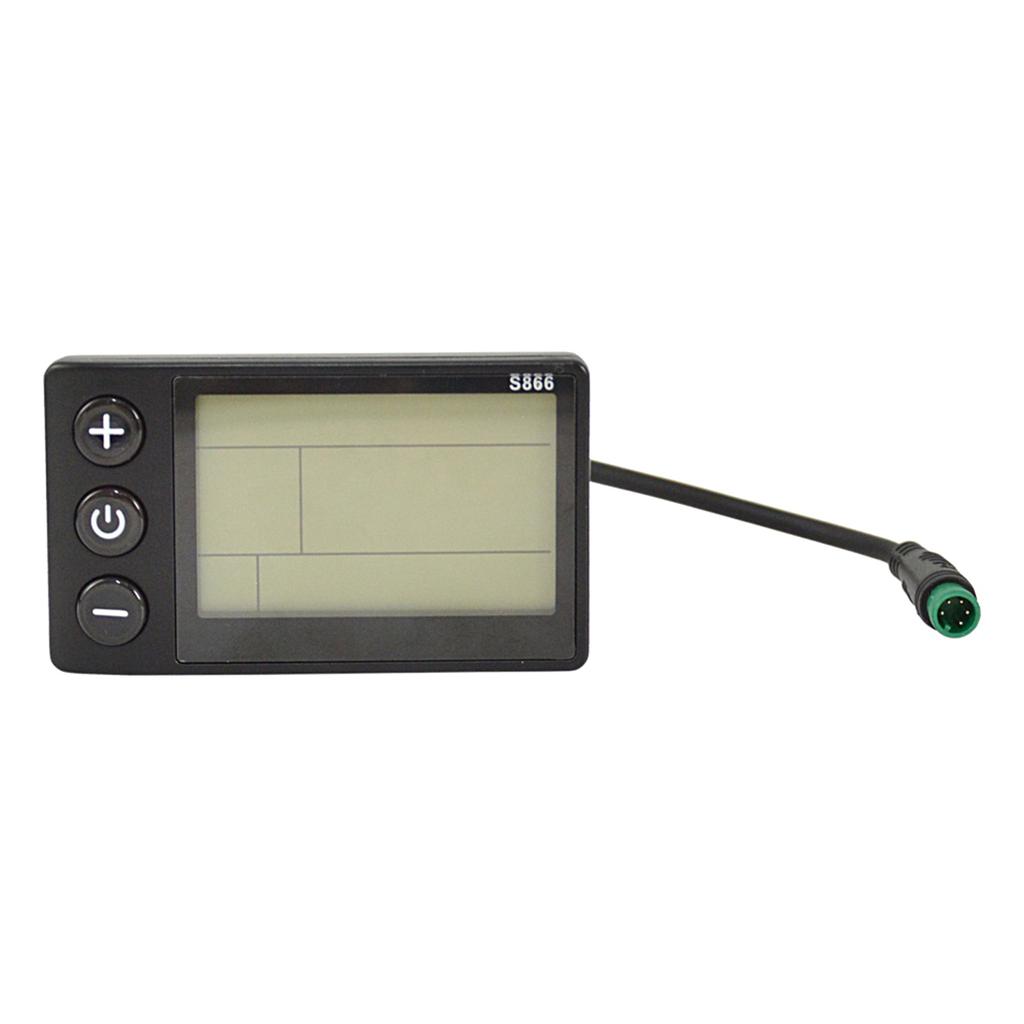 Электрический велосипедный дисплей универсальный 24 В 36 В 48 В водонепроницаемый ЖК-дисплей панель управления для электрических велосипедов скутеров