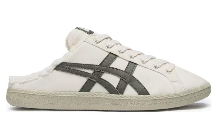 ONITSUKA TIGER DD Тренер Сабо Синтетическая Кожа Низкие Повседневная Обувь Унисекс Бежевый 1183C087-200
