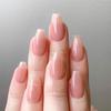 Европейские и американские градиентные персиковые балетные типсы для коротких ногтей