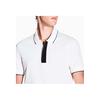Armani Exchange Приталенная мужская рубашка-поло на пуговицах Белый XM001285-AF10366-U0009
