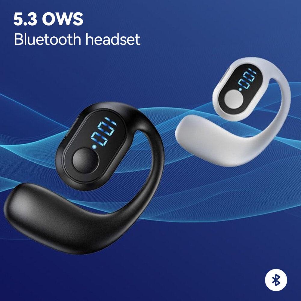 TWS W8 Bluetooth наушники беспроводные одно ухо висячие наушники не вставные деловые спортивные OWS HD игры удобные спортивные