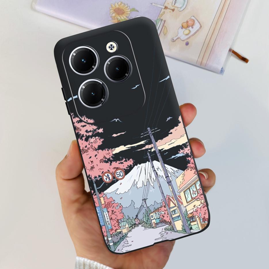 Чехол для Infinix Hot 40 Pro X6837 Милый Модный Чехол Мягкий Силиконовый Чехол для Телефона Для Infinix Hot 40i Hot40 Pro Hot40i Чехлы Бампер
