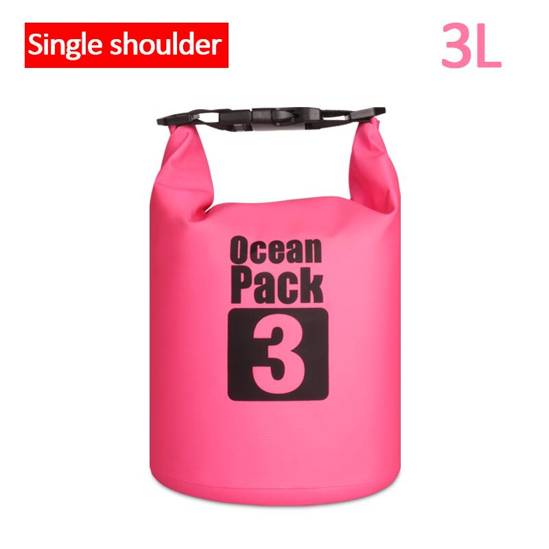 500D Waterproof Swimming Bag Dry Sack 2/5/10/15/20/30L Waterproof Floating Dry Gear Bags For Boating Fishing Rafting Swimming
