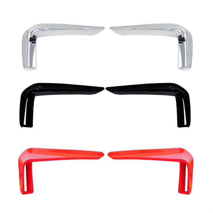 Manshi Front Fog Light Cover for BMW 5 Series 525Li/530Li - Decorative, Bright Trim Strip