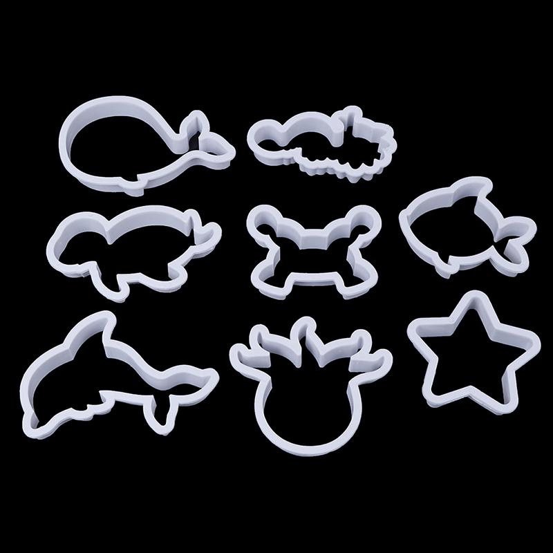 Пластиковая форма для печенья из пластилина серии Sea Life