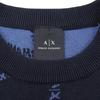 Armani Exchange Свитшот с принтом, круглый вырез, длинный рукав, мужской свитшот 3RZM1E-ZMQ7Z-65AE