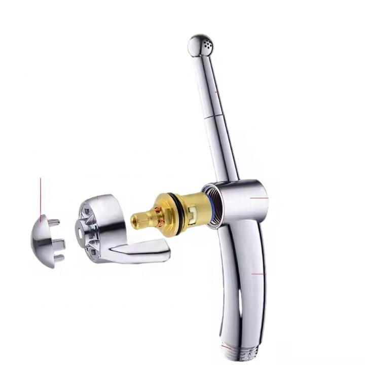 Chrome Handheld Toilet Sprayer Bidet Health Faucet Bathroom  Toilet Bidet Sprayer Shattafs