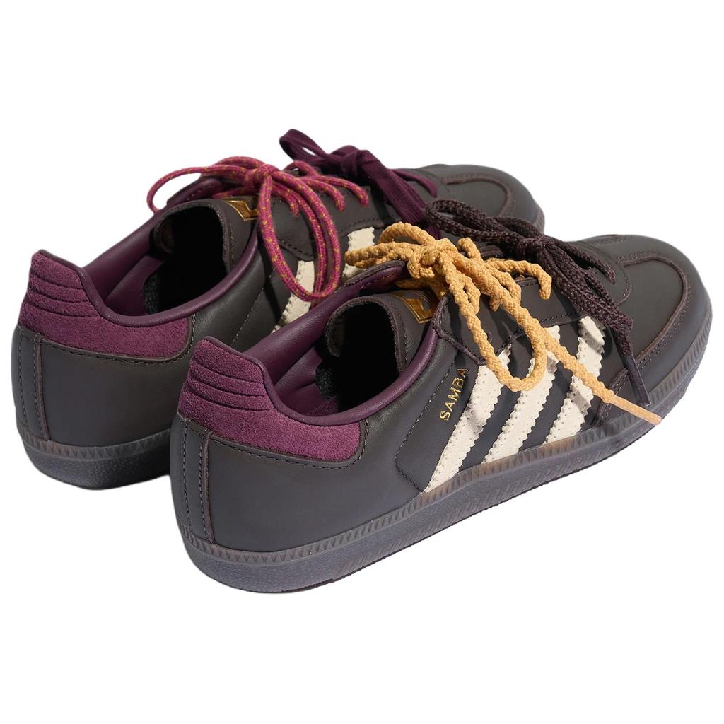 adidas Женские кроссовки Samba OG Коричневый Теплый Ванильный Теплый Ванильный Бордовый KI8139