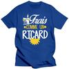 Frais Comme Un Ricard Men Women Clothing T-shirt Cotton Streetwear Oversized Casual Trendy Retro Tee