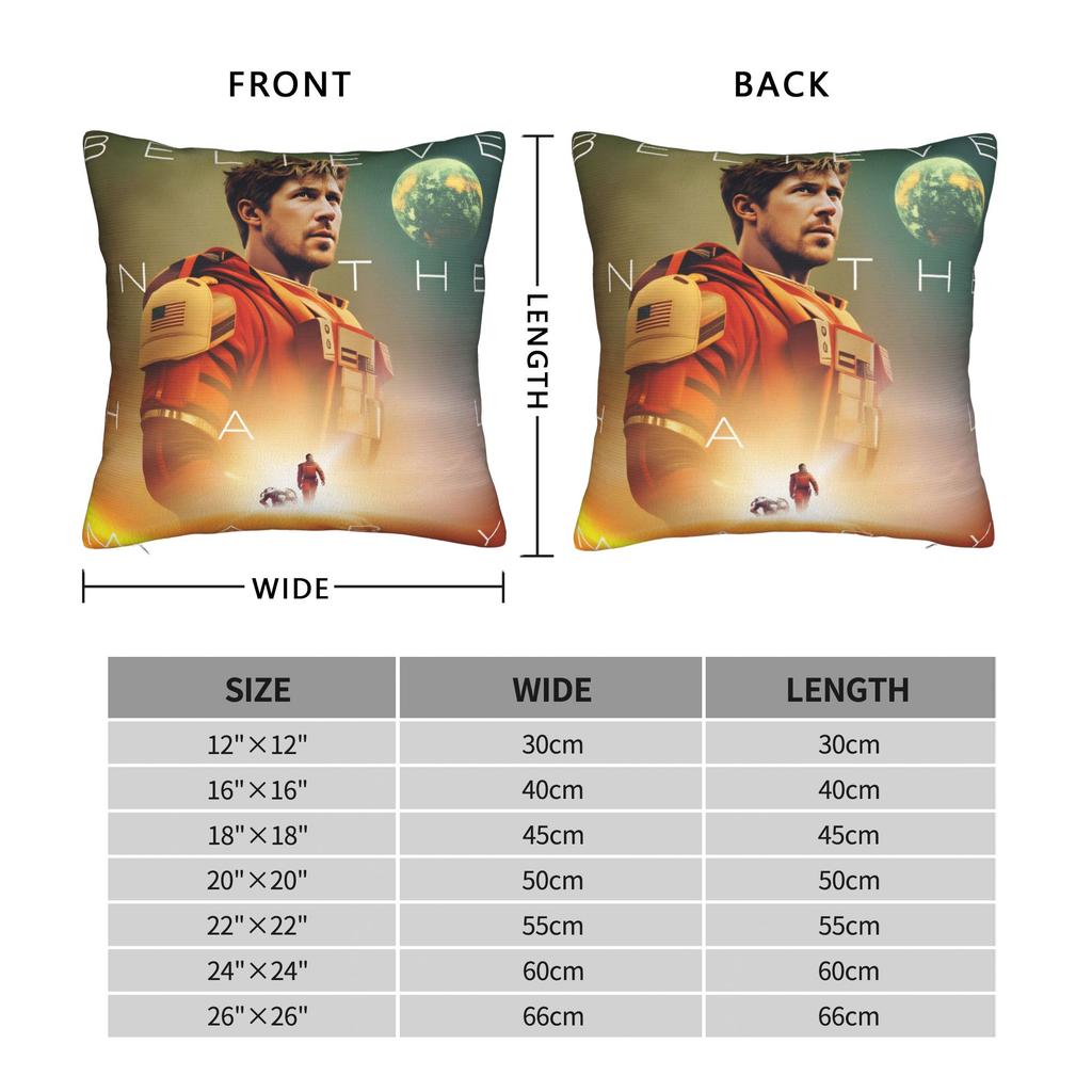 Project Hail Mary Poster Pillow Cover Morden Pillow Case For Wedding Party Home Decor Comfy Pillowcases Gift