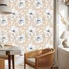 Wallpaper Flowers pattern for living room and bedroom 50x1000